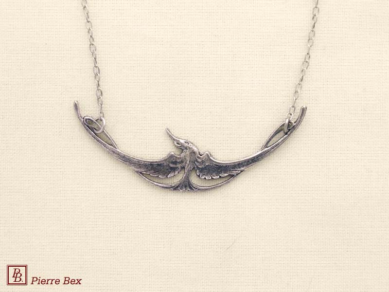 Pierre-Bex Art-Nouveau necklace bird 41123-08
