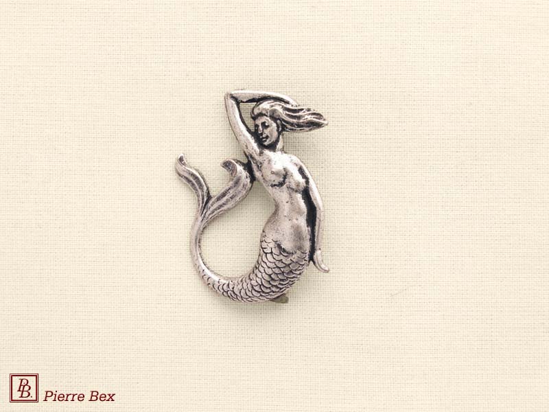 Pierre-Bex Art-Nouveau brooch mermaid 41156-40