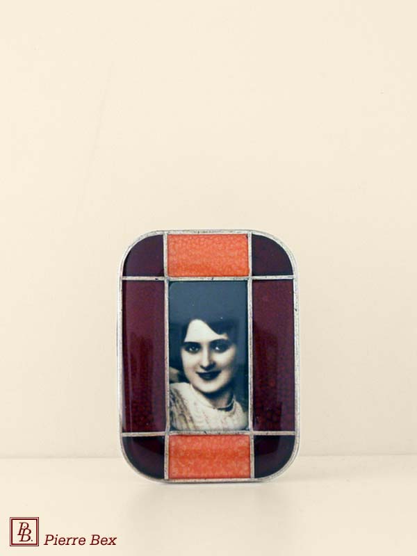 Pierre-Bex Art-Deco enamel picture-frame 48419-03