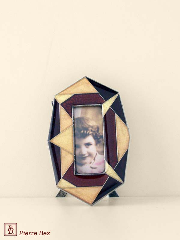 Pierre-Bex Art-Deco enamel picture-frame 48429-03