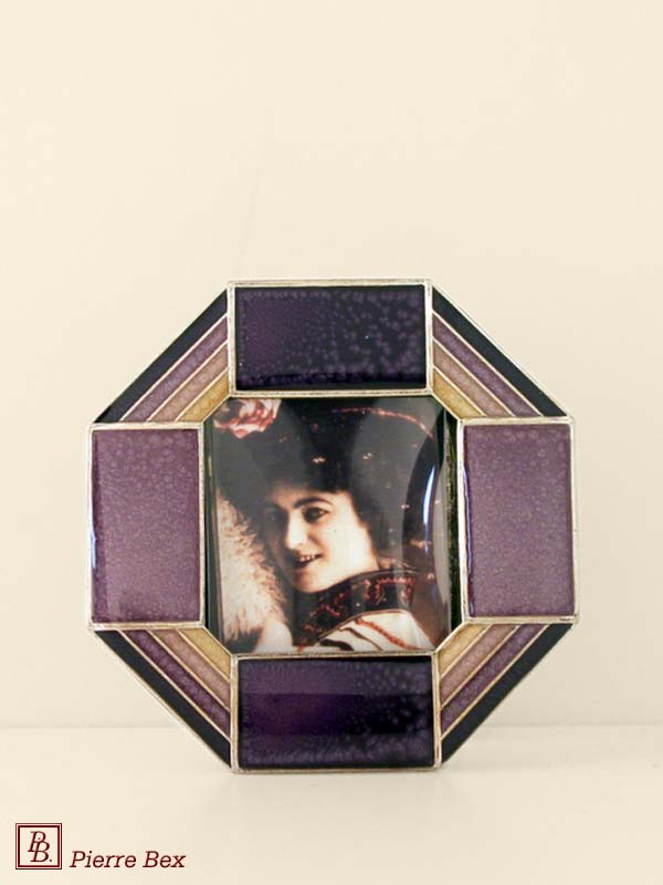 Pierre-Bex Art-Deco enamel picture-frame 48429-05