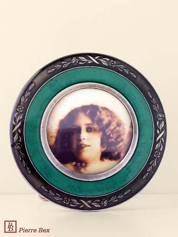 Pierre-Bex Art-Deco enamel picture-frame 48439-01